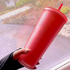 ☕️Starbuck’s☕️ Valentine’s💕2022 Pink Lemonade Jelly Gridded 24oz Venti Tumbler